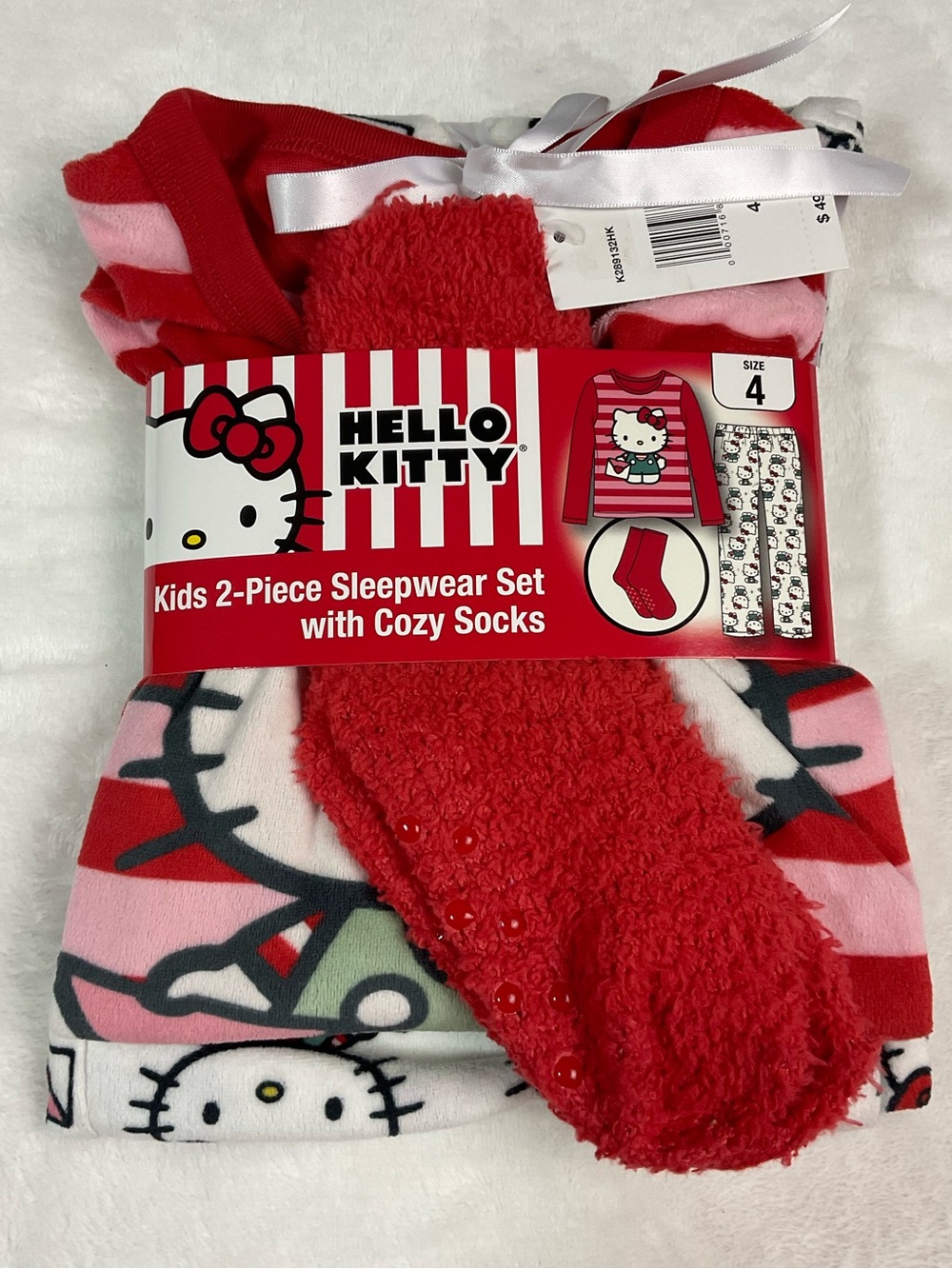 Hello Kitty Girls 2 Piece Pajama Set Size 4